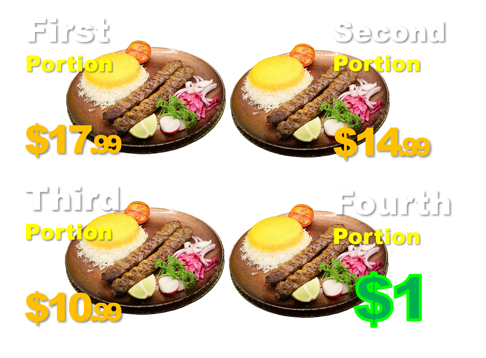 Persian salads and appetizers Utah